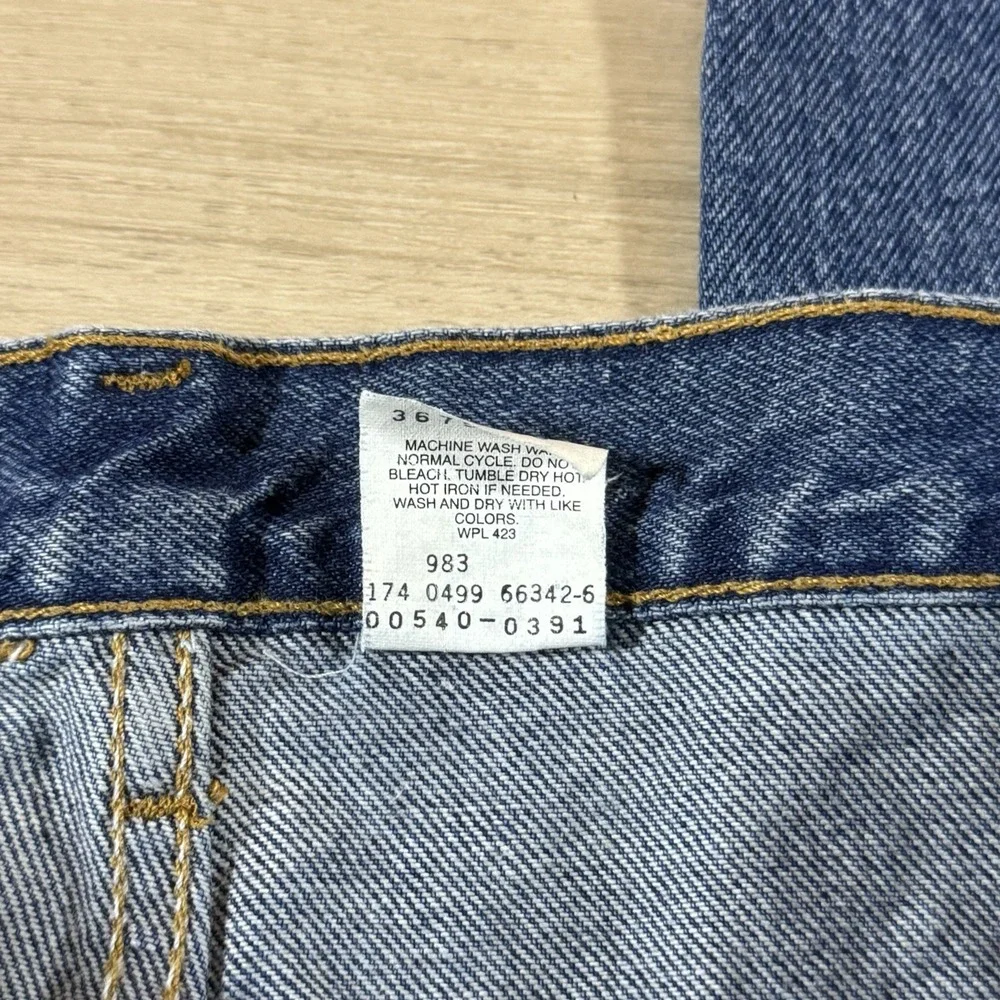 Vintage‎ 1999 Levi's 540 Jeans Men's 44x30 Orange Tab relaxed Fit